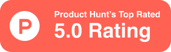 product hunt top rating badge